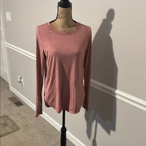 Athleta size small Women's Long Sleeve Top - red